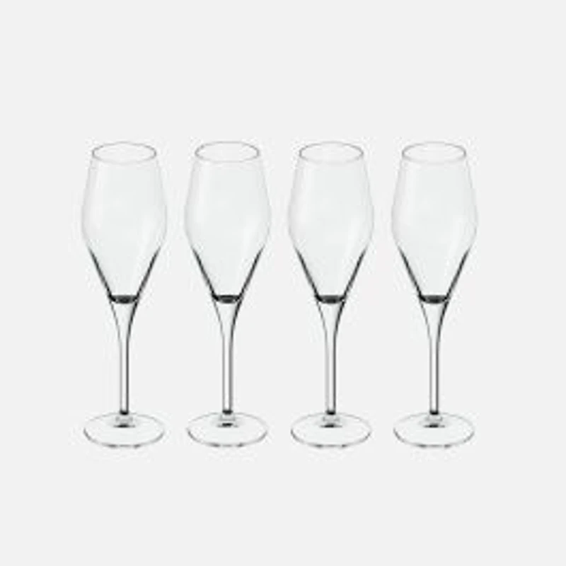 Villeroy & Boch La Divina Champagne Flutes, Set of 4 - 8.75oz
