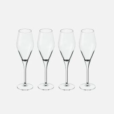 Villeroy & Boch La Divina Champagne Flutes, Set of 4 - 8.75oz