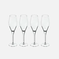 Villeroy & Boch La Divina Champagne Flutes, Set of 4 - 8.75oz