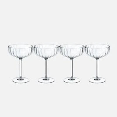 Villeroy & Boch Rose Garden Champagne Coupes, Set of 4