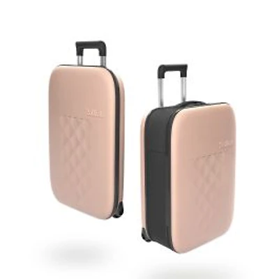 Rollink Vega Carry On Luggage - Rose Smoke