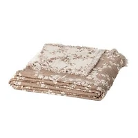 Vegan Coffee Flowered Throw