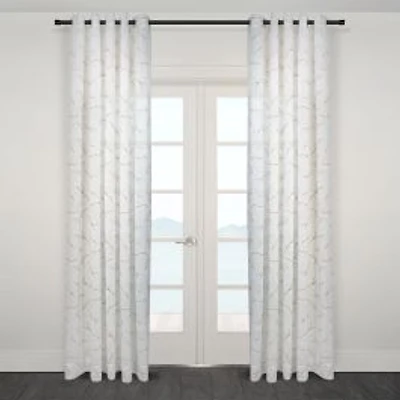 Vienne Printed Sheer Grommet Curtain