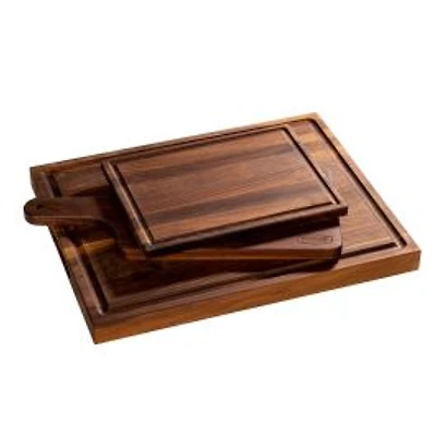 Set of 3 Essentials Walnut Wood Cutting Boards