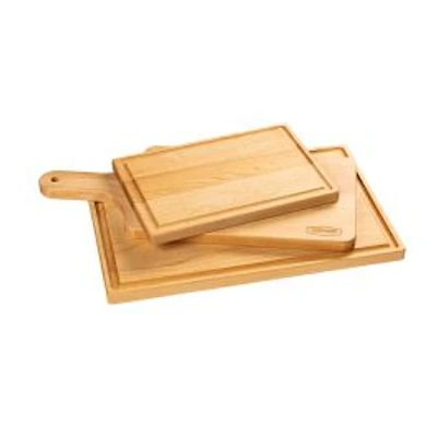 Set of 3 Maple Wood Serving Boards