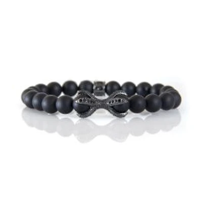 Luenzo Black Onyx and Black Claw Bracelet