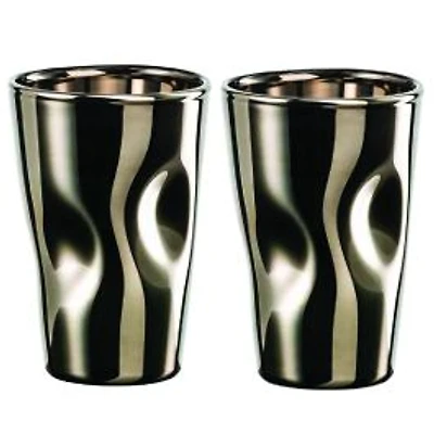 Ensemble de 2 tasses à espresso platines « Unik »
