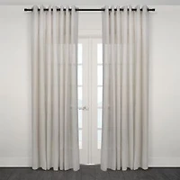 Vigo Extra Wide Sheer Jacquard Grommet Panel
