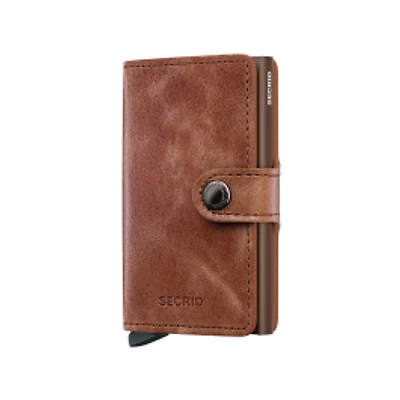 Secrid Vintage Miniwallet - Cognac Brown