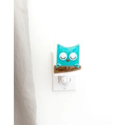 Veille sur toi Nightlight - Little Owl - Turquoise
