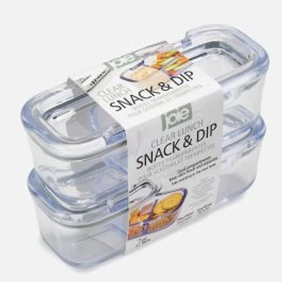 Clear Lunch Snack and Dip, 2 Pieces - Sage