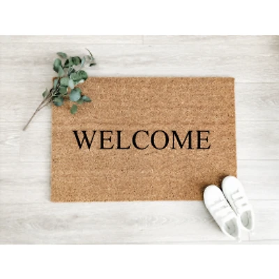 Welcome Coir Doormat