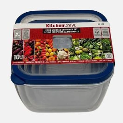 10 piece Food Storage Container Set