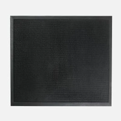 Tapis noir à picots en caoutchouc pour bottes