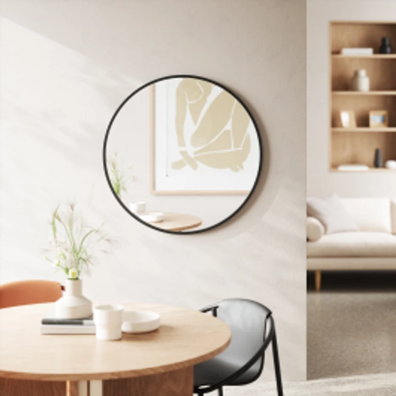 Hub Decorative Round Wall Mirror