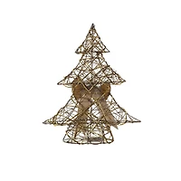 Gold Twigs Christmas Tree 10-Light Decoration