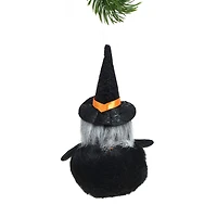 Round Black Cloth Happy Ghoul Figurine, Pack of 8