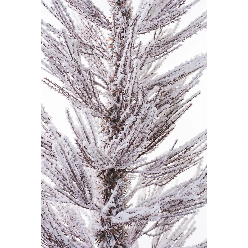 Green Pvc Christmas Trees with Silver Planter