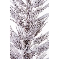 Green Pvc Christmas Trees with Silver Planter