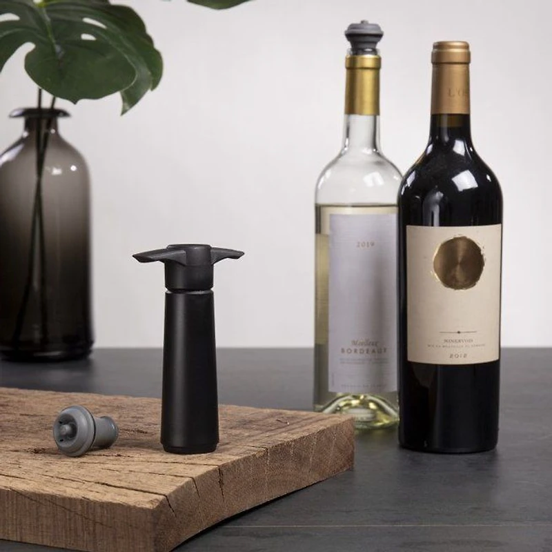 Vacu Vin Pompe à vin  - Noir