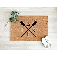 Lakes with Paddle Coir Doormat