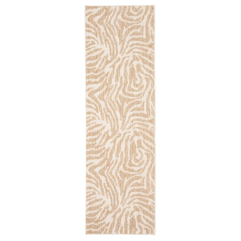 Zendaya tapis taupe contemporain