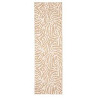 Zendaya tapis taupe contemporain