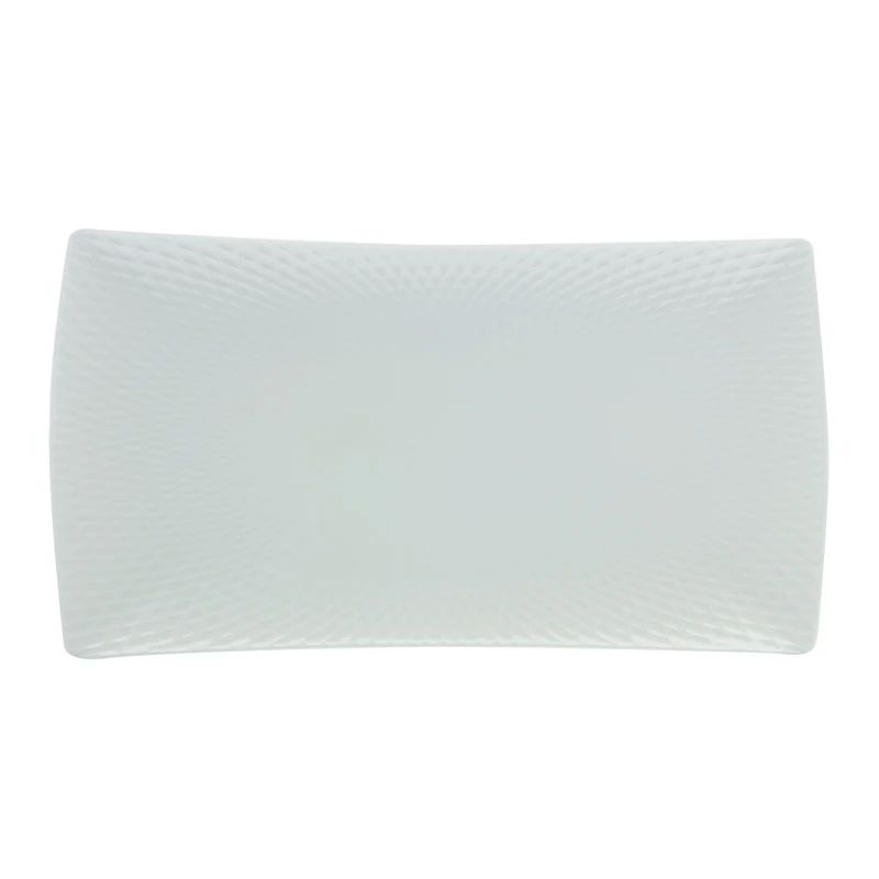 Maxwell & Williams Diamonds Rectangular Serving Platter - 40 x 20cm