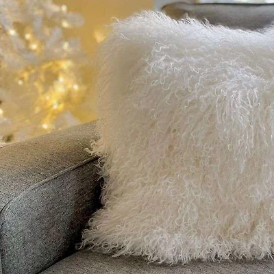 Mongolian Lamb Cushion