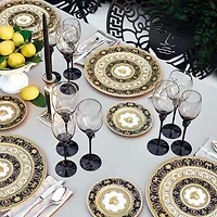 Versace I Love Baroque White and Gold Plate - 10 cm