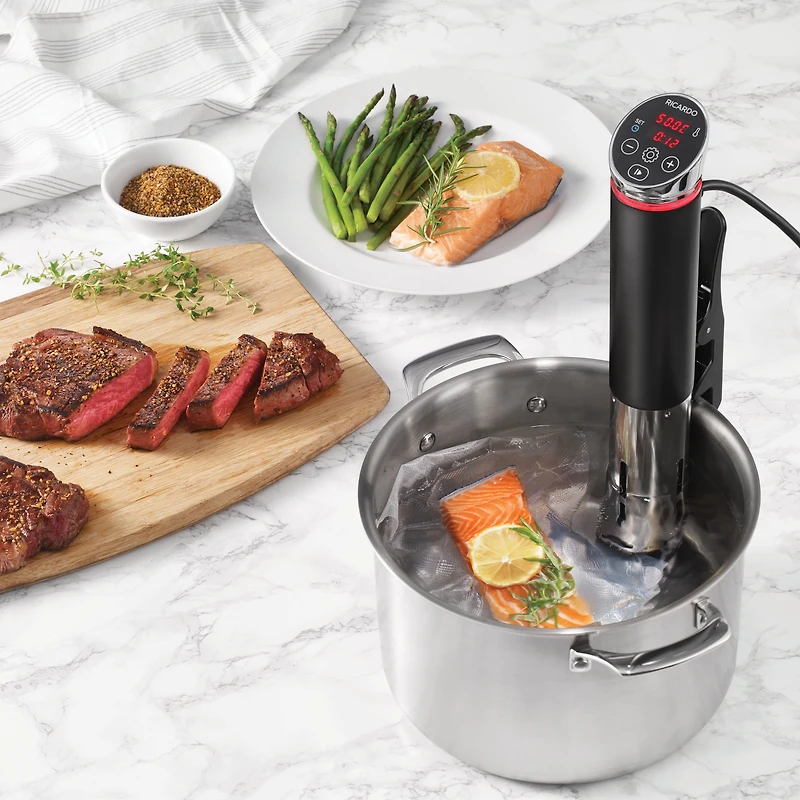Ricardo Sous-Vide Precision Cooker with Color Changing LED Ring