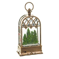 Brass Snowman Birdcage Snow Globe