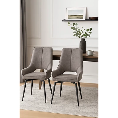Set of 2 Electra Dining Chair - Antique Brown
