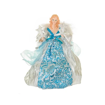 Cerulean and Silver LED Angel Tree Topper