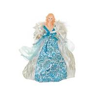 Cerulean and Silver LED Angel Tree Topper