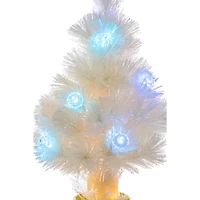 White Dotted LED Christmas Tree
