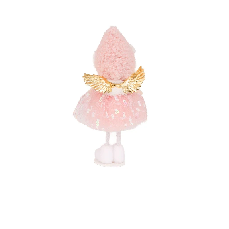 Sequin Pink Cotton Cherub Girl Doll Pointed Hood, Pack of 12