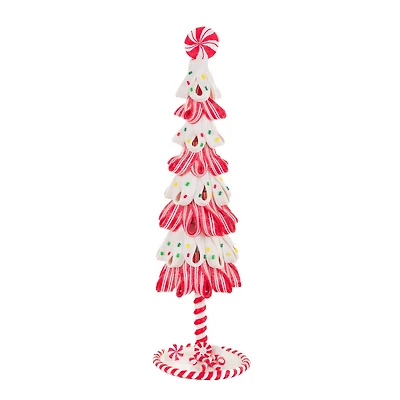 Candycane Metal Christmas Tree Display, Pack of 2