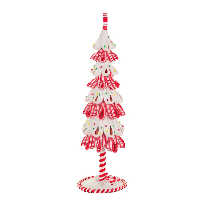 Candycane Metal Christmas Tree Display, Pack of 2