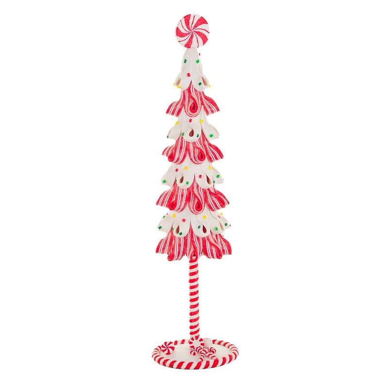 Candycane Metal Christmas Tree Display, Pack of 2