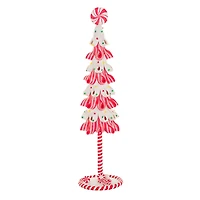Candycane Metal Christmas Tree Display, Pack of 2