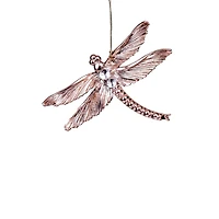 Hanging Gold Acrylic Dragonfly Ornament, Pack of 10