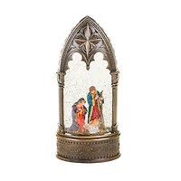 Bronze Nativity Snow Globe