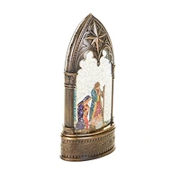 Bronze Nativity Snow Globe