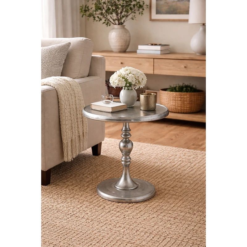 Table d'appoint « Romina » - nickel