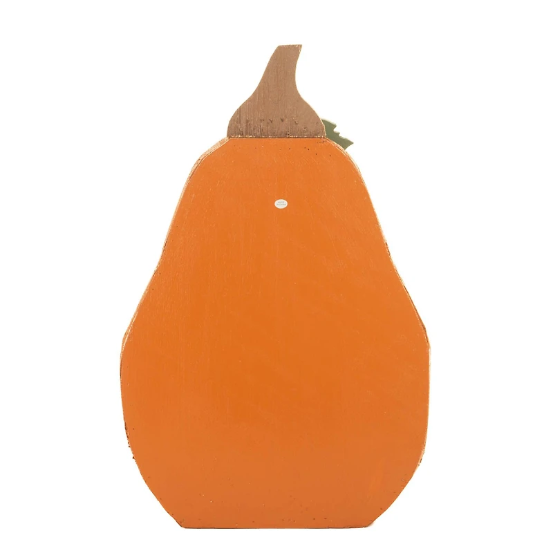 Orange Wood Pumpkin Standee