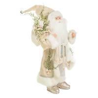 Cream and Ivory Santa Claus Figurine