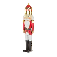 Red and Gold Metal Regal Nutcracker