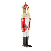 Red and Gold Metal Regal Nutcracker