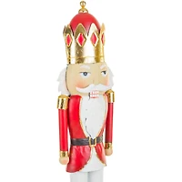 Red and Gold Metal Regal Nutcracker